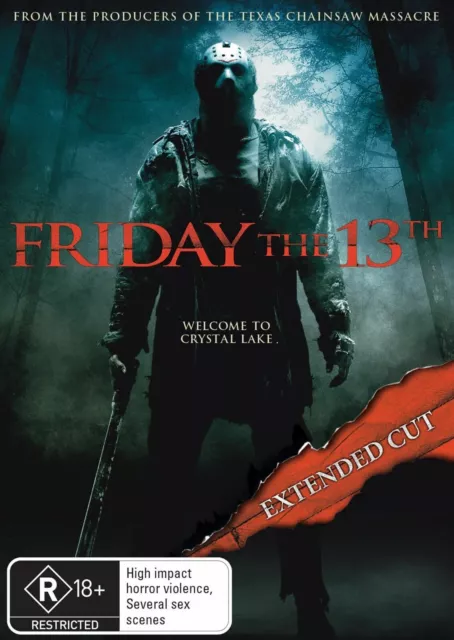Friday the 13th Extended Cut DVD Region 4 very good condition dvd t515
