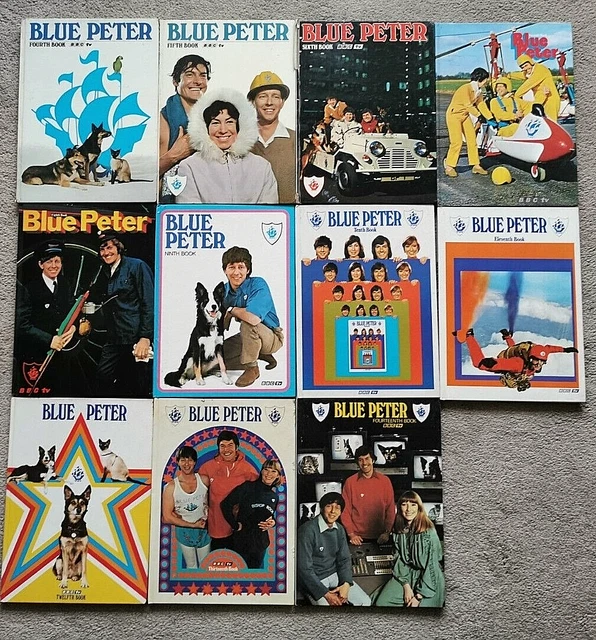 11 OFF VINTAGE Blue Peter Annuals £5.00 - PicClick UK