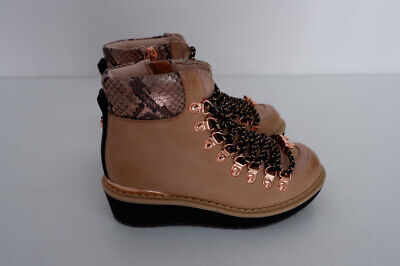 Ted Baker Girls Boots Size UK 10 EU 28 High Top Shoes VGC