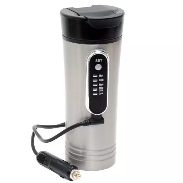RoadPro RP0719 12-Volt 15oz. Premium Heated Travel Mug