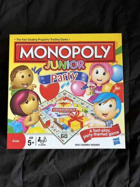 Monopoly Junior Party Brettspiel Hasbro 2011 komplett & sehr guter Zustand