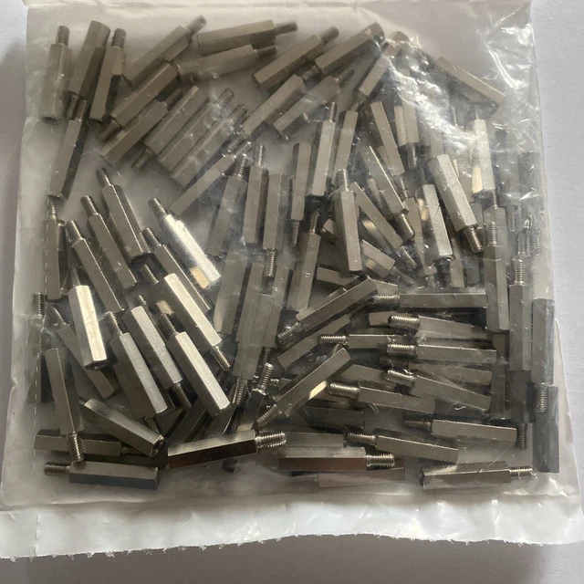 (100ea) Harwin R30-3001002 Hex Sand-Off  M3X0.5 Brass 10mm , Free Shipping!!!