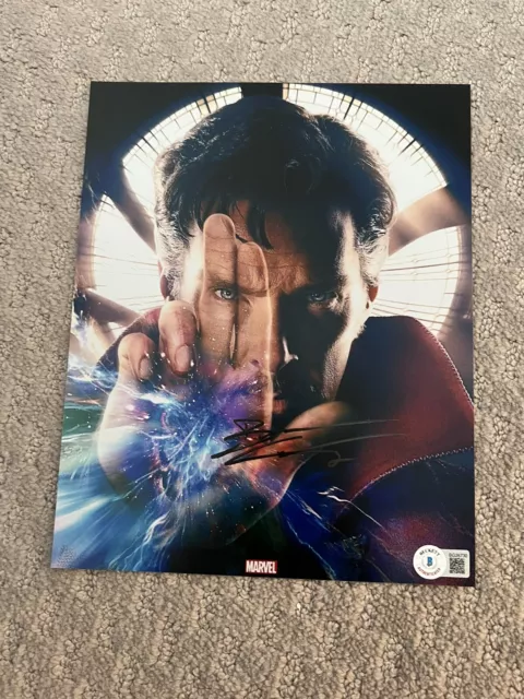 Benedict Cumberbatch Doctor Strange Marvel 8X10 Signed Photo Becket COA