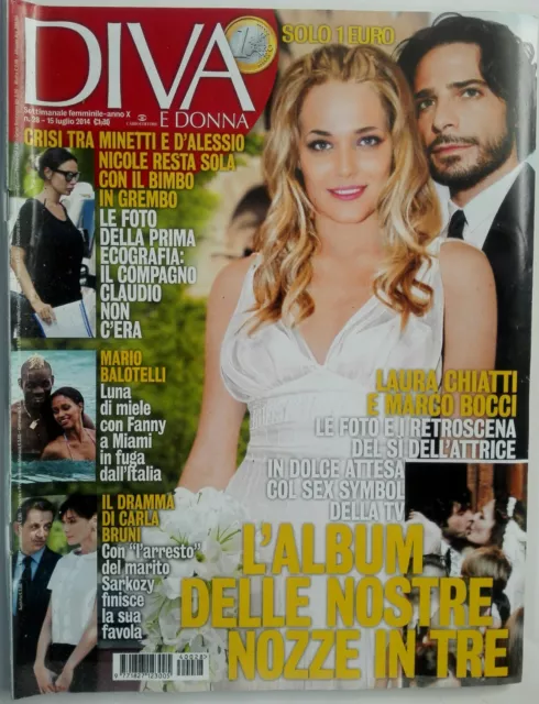 Diva e donna - n.24 - 2014 - laura chiatti - marco bocci - mario balotelli - min