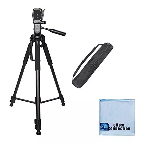 72-Inch Elite Series Full Size Camcorder & Camera Tripod for Sony Nikon Canon