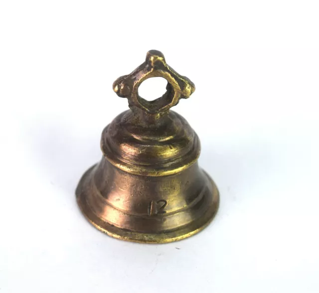 Indian Religious Hanging bell Antique Good Quality Brass Ritual Bell G70-279