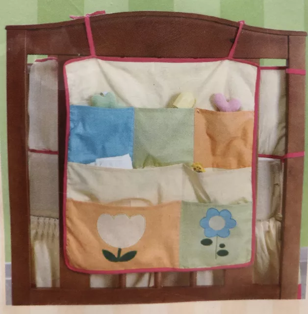 Nursery And Diaper Hanging Organizer On Baby Crib Or Changing Table B1