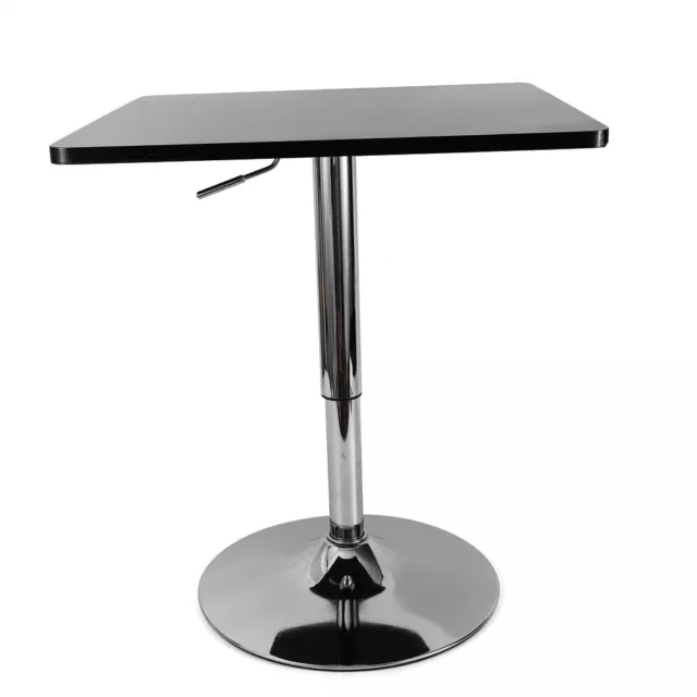 Table haute de bar mange-debout bistrot plateau MDF hauteur réglable 3