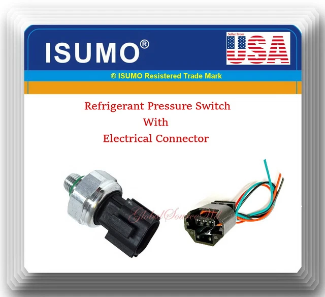 OE SPEC AC Pressure Transducer Switch W/ Connector Fits Infiniti