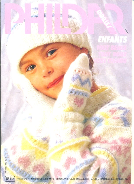 CATALOGUE TRICOT PHILDAR HIVER ENFANTS Pulls Accessoires 18