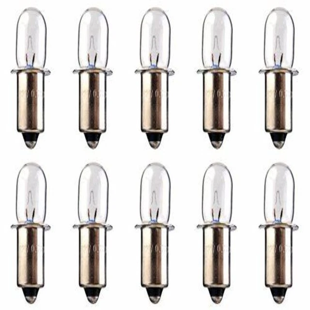 10 Pack XPR18 - Xenon Miniature Indicator Bulb - 18 Volt 10 Count (Pack of 1)