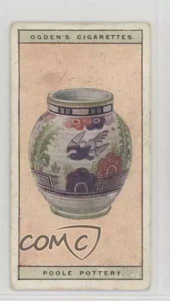 1925 Ogden's Modern British Pottery Tobacco Poole Pottery #31 7ut