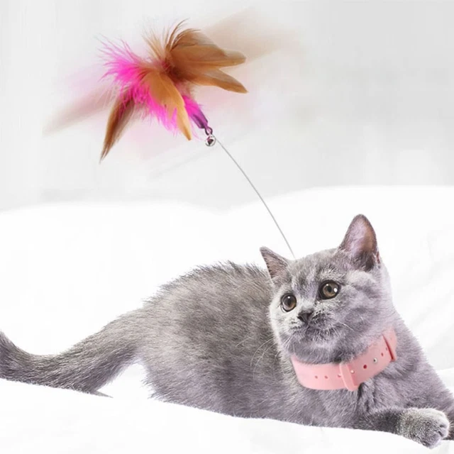 Silicone Bâton de Teaser de plume Plume Jouer à Teaser Wand  Chats