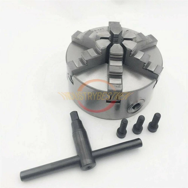 ONE 6-jaw 5" Lathe Chuck 125mm Self-Centering 3000rpm Metalworking Clamp Chuck
