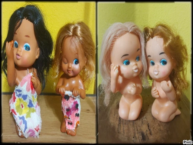 1134-MOBILI PER LA BAMBOLA FRADE PUPPENMOBEL SALOTTO TIROLESE vintage
