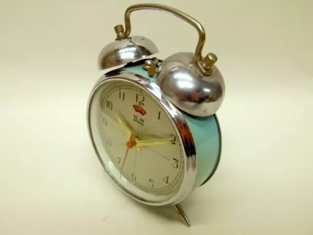 Vintage Mechanical Alarm Clock HERO Made In China