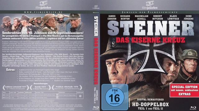 STEINER - DAS eiserne Kreuz Teil 1+2 - Blu ray EUR 13,99 - PicClick DE