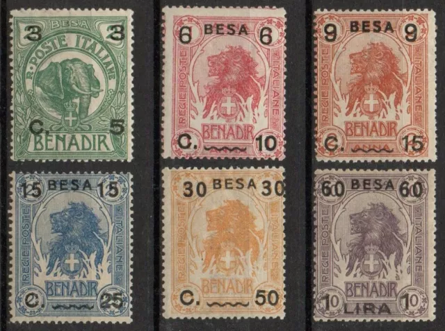 1922 Colonie Somalia N.24/29 Valori Nuovo Mlh*