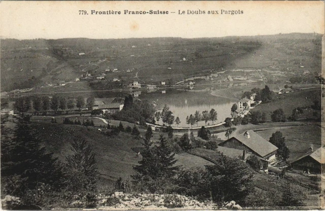 CPA LES PARGOTS VILLERS-le-LAC - Le Doubs aux Pargots (1115678)