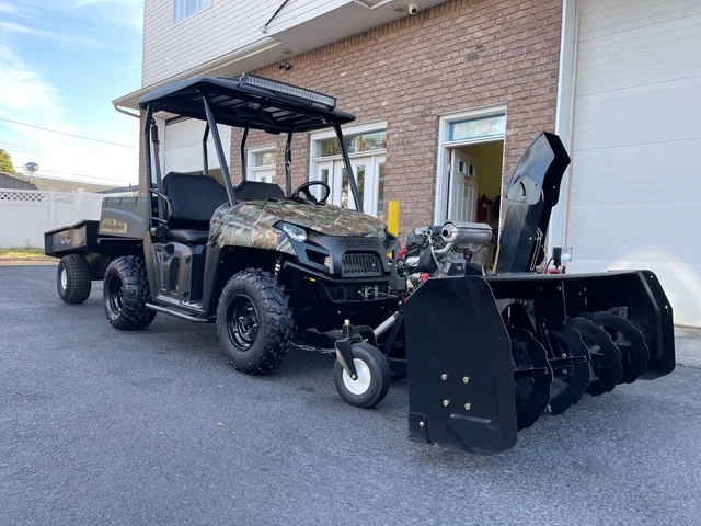 Hunter Camo Edit. Polaris Ranger Ev 4X4 Winch Berco Snowblower Roof Led Lig
