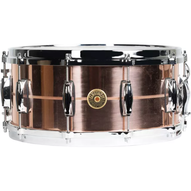 Gretsch USA Custom 6.5x14 Snare Drum - 2mm Copper