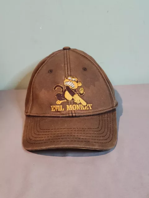 Vtg Family Guy  Evil Monkey Embroidered  Anoma 2006 HAT Brown/Yellow