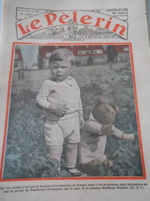 Enfant lauréat d'un concours de beauté Martinus Sluijeter Print 1933