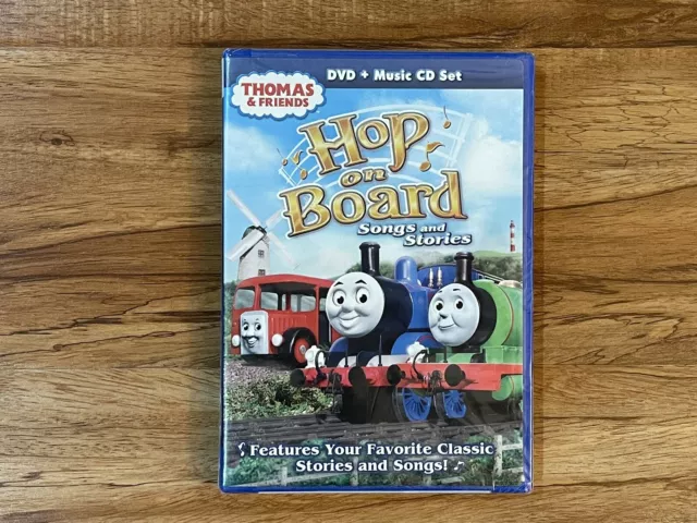 THOMAS & FRIENDS Hop on Board Songs And Stories DVD, 2009 + Music CD ...