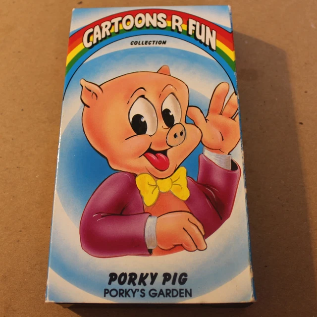 CARTOONS R FUN VHS Porky's Garden Animation VINTAGE 1989 Video Rare Vtg ...