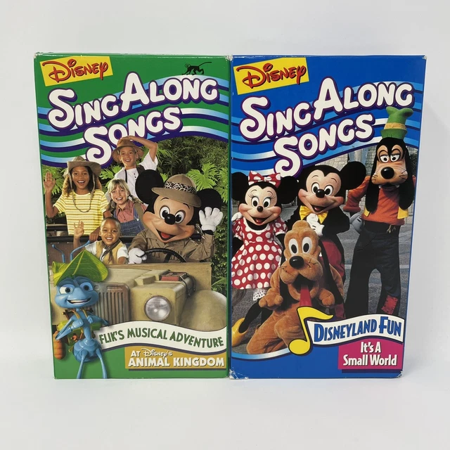 DISNEYS SING ALONG Songs VHS Disneyland Fun Flik’s Musical