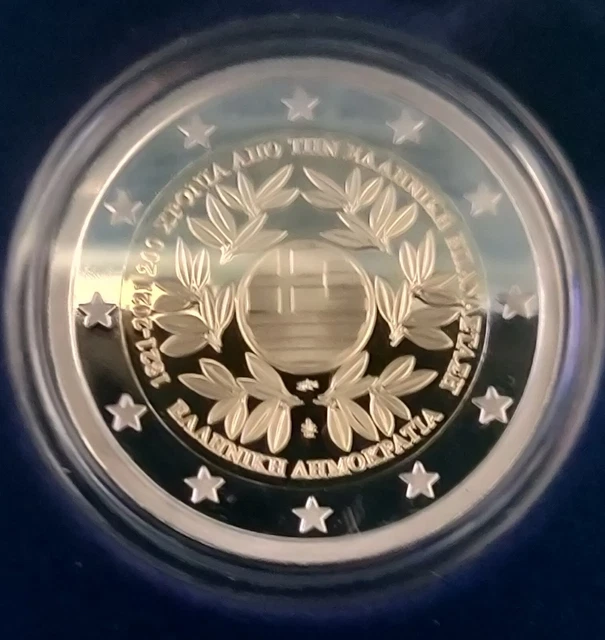 2 euro Grèce 2021 - Révolution Grecque - BE PROOF