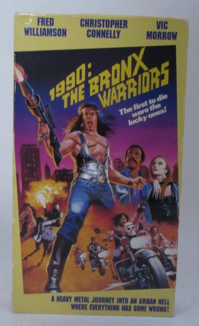 1984 Vintage VHS Tape 1990:The Bronx Warriors Fred Williamson Used