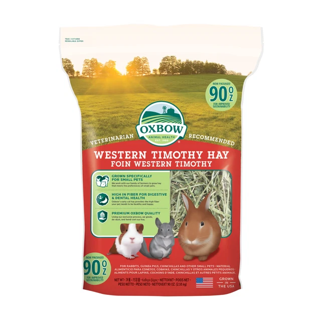 OXBOW WESTERN TIMOTHY HAY 90oz BAG