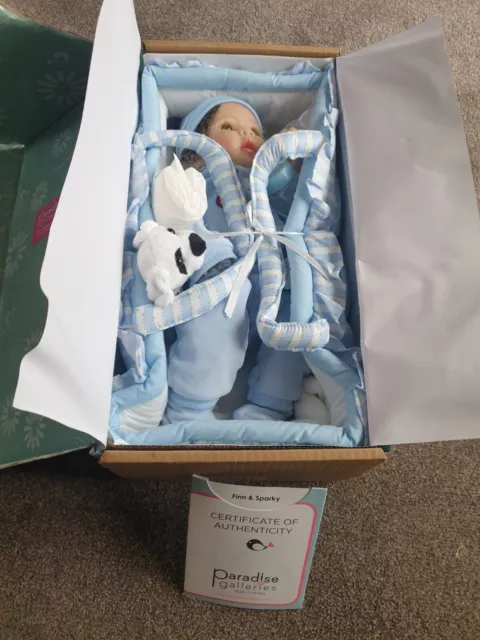 Paradise Galleries Dolls & Smiles Finn & Sparky (Baby Boy)