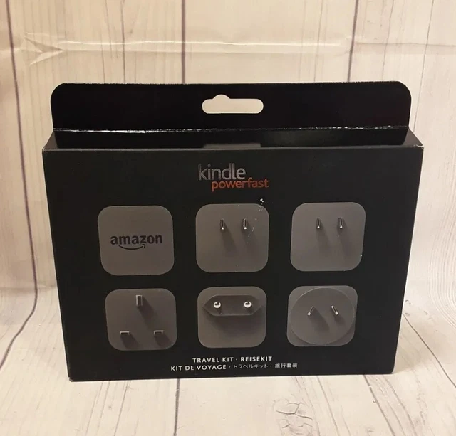 NEW - Kindle Powerfast International Charging Travel Kit For Over 200 Country’s