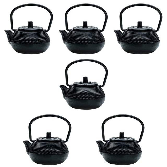 6 Pack Whistling Tea Pot Cast Iron Teapot Tea Set Ceramic Tea Set Antique