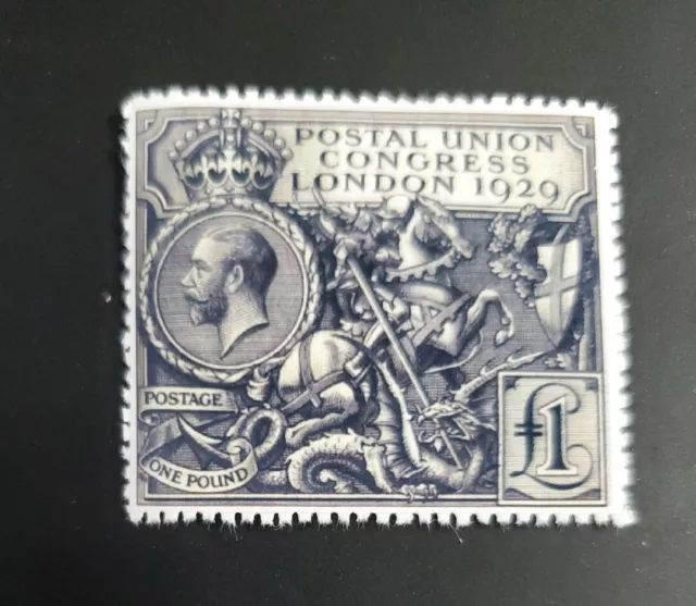 Great Britain Stamps #SG 438 1929 1 Lb. Postal Union 9th Congress Stamp Replica