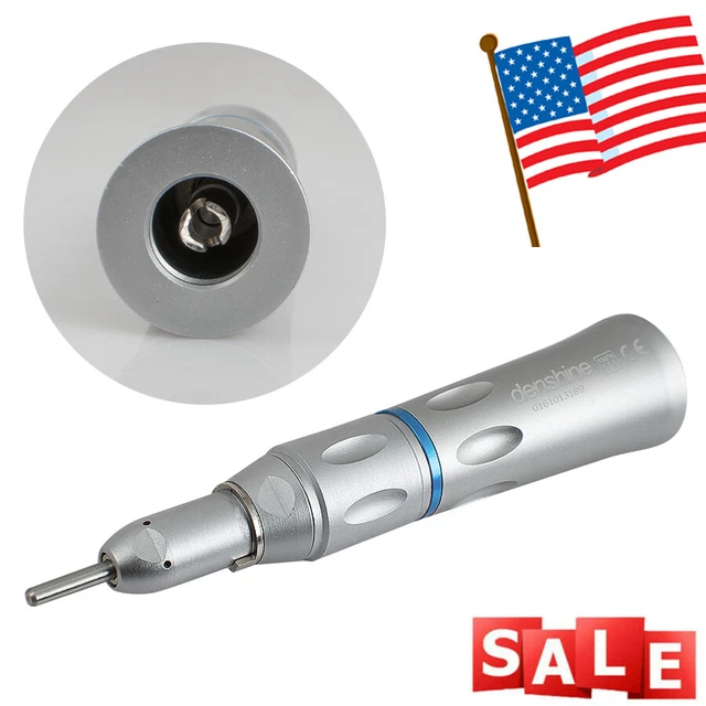Denshine Dental E-type Contra Angle Slow Speed Handpiece Straight Nose Cone *US*