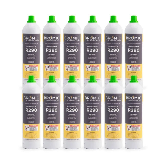 PERTH ONLY - Bromic R290 Propane Disposable Refrigerant Gas Cylinder - 370g
