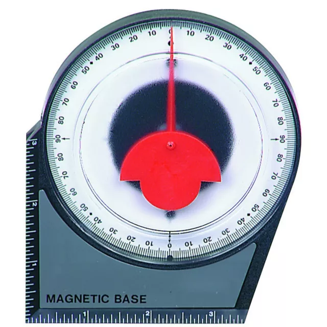 Dial Magnetic Base Angle Finder Protractor Gauge Protracter Finding Degree Gage