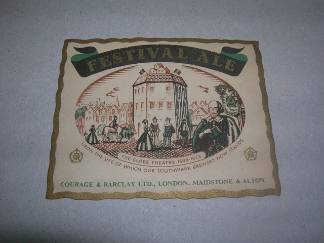COURAGE & BARCLAY Ltd  Festival Ale INGHILTERRA - ENGLAND