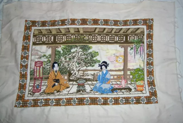 Hilo de aguja vintage Paragon Stitchery oriental esplendor esplendor acabado 2