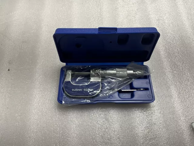 0-25mm micrometer 0.01mm resolution - E166