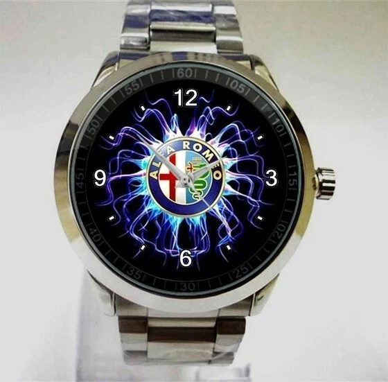 Special item!!! Alfa Romeo Logo Sport Metal Watch