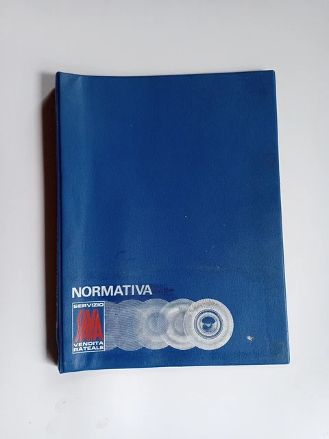 Cartella Plastificata Porta Documenti D'epoca FIAT SAVA LEASING