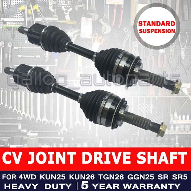 2 CV JOINT Drive Shaft For Toyota Hilux GGN25R KUN25R KUN26R SR5