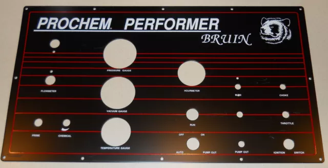 NOS, New Old Stock, Prochem Bruin Truckmount Instrument Panel, Carpet Cleaning