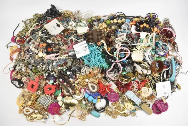 Job Lot of Various Costume Jewellery 10.5KG. Beads, Bangles, Necklaces & More.