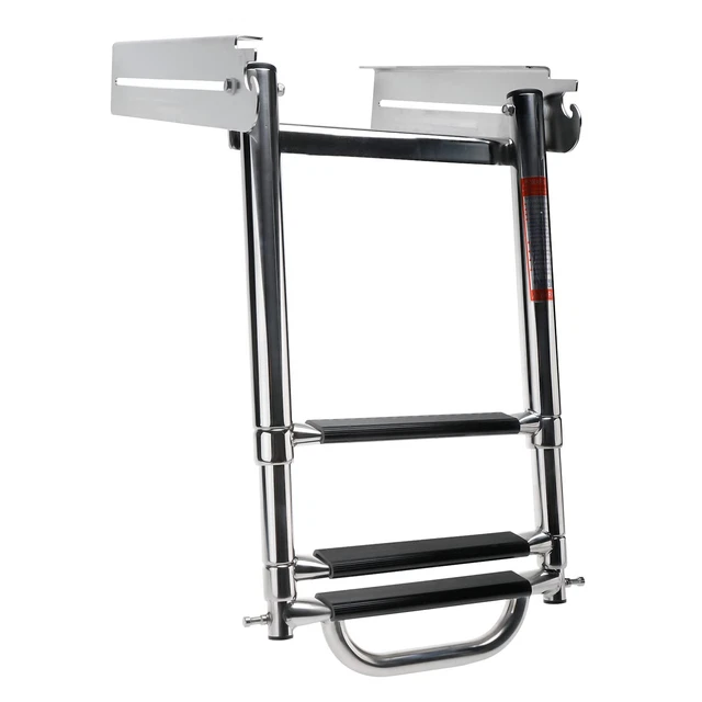 3-STEP LADDER UNDER Platform Sliding Ladder 316 Stainless Steel Swim