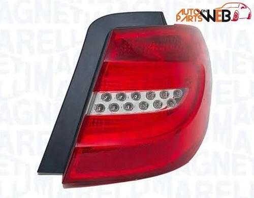 Carson Set Di 2 Fanali Posteriori A LED Platino Per Mercedes-Benz, Finitura Lucida, Design Esclusivo